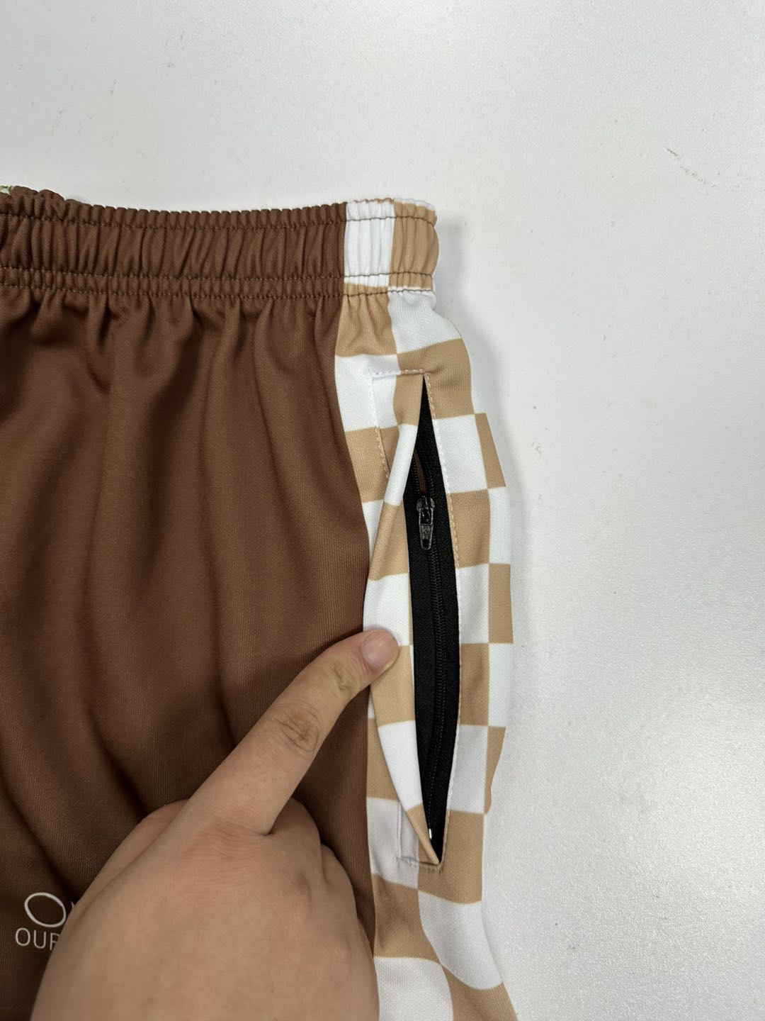 Footy Shorts - π Power. Style. Performance. π€ Green and Black Design, double zippered pockets