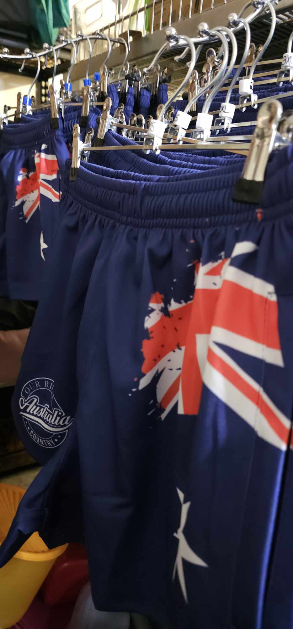 Footy Short - Aussie Flag Design