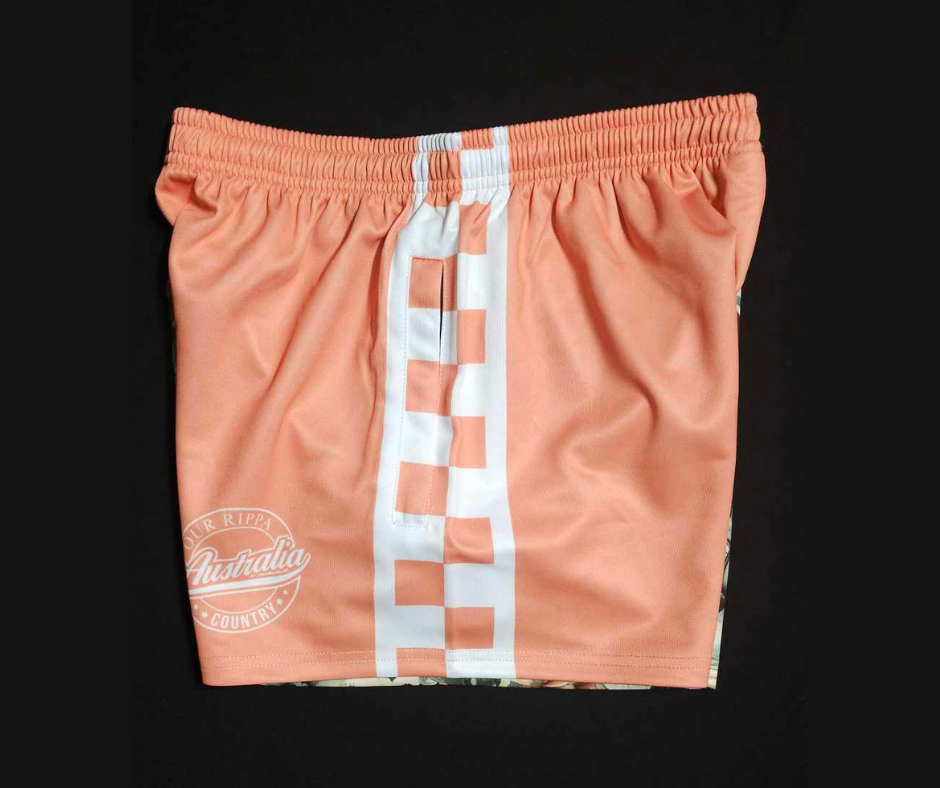 Footy Short - Flowers, Cactus & Boots Design