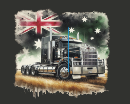 Footy Shorts - 1985 Kenworth Truck Design