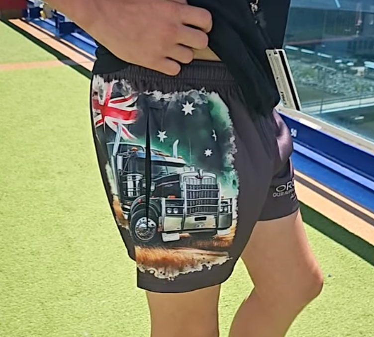 Footy Shorts - 1985 Kenworth Truck Design