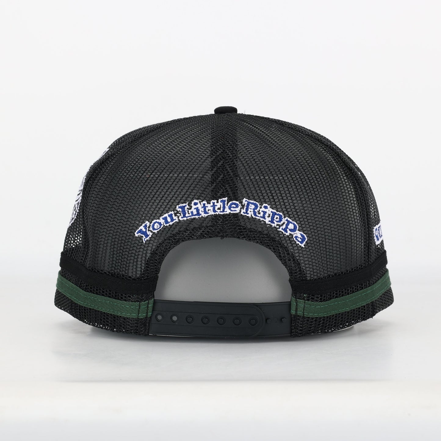 Trucker Cap - Black & Green "Rippa Transport Co." High-Peak