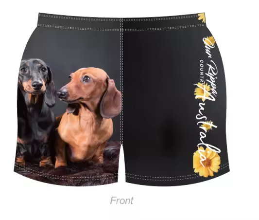 Footy Shorts - Dachshund Little Legs Rippa Spirit