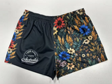 Footy Shorts - Flowers