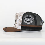 Trucker Cap -Camo Brown "Rippa Transport Co." High-Peak