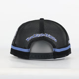 Trucker Cap - Navy Blue & Black "Rippa Transport Co." High-Peak