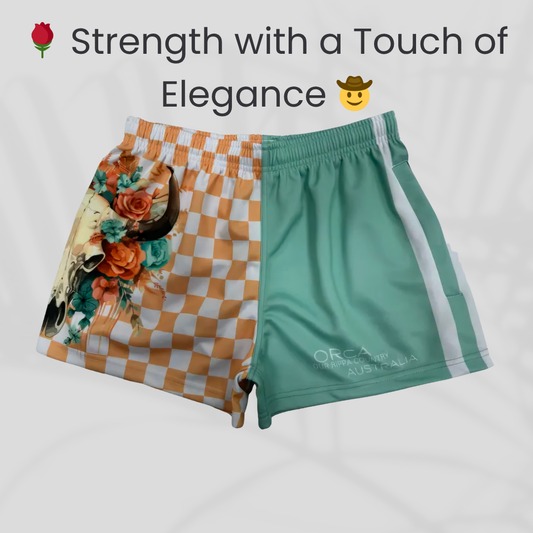 Footy Short -  Strength with a Touch of Elegance