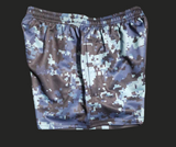 Footy Short -  Blue Camo & Khaki