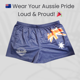 Footy Short - Aussie Flag Design