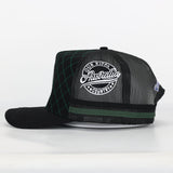 Trucker Cap - Black & Green "Rippa Transport Co." High-Peak