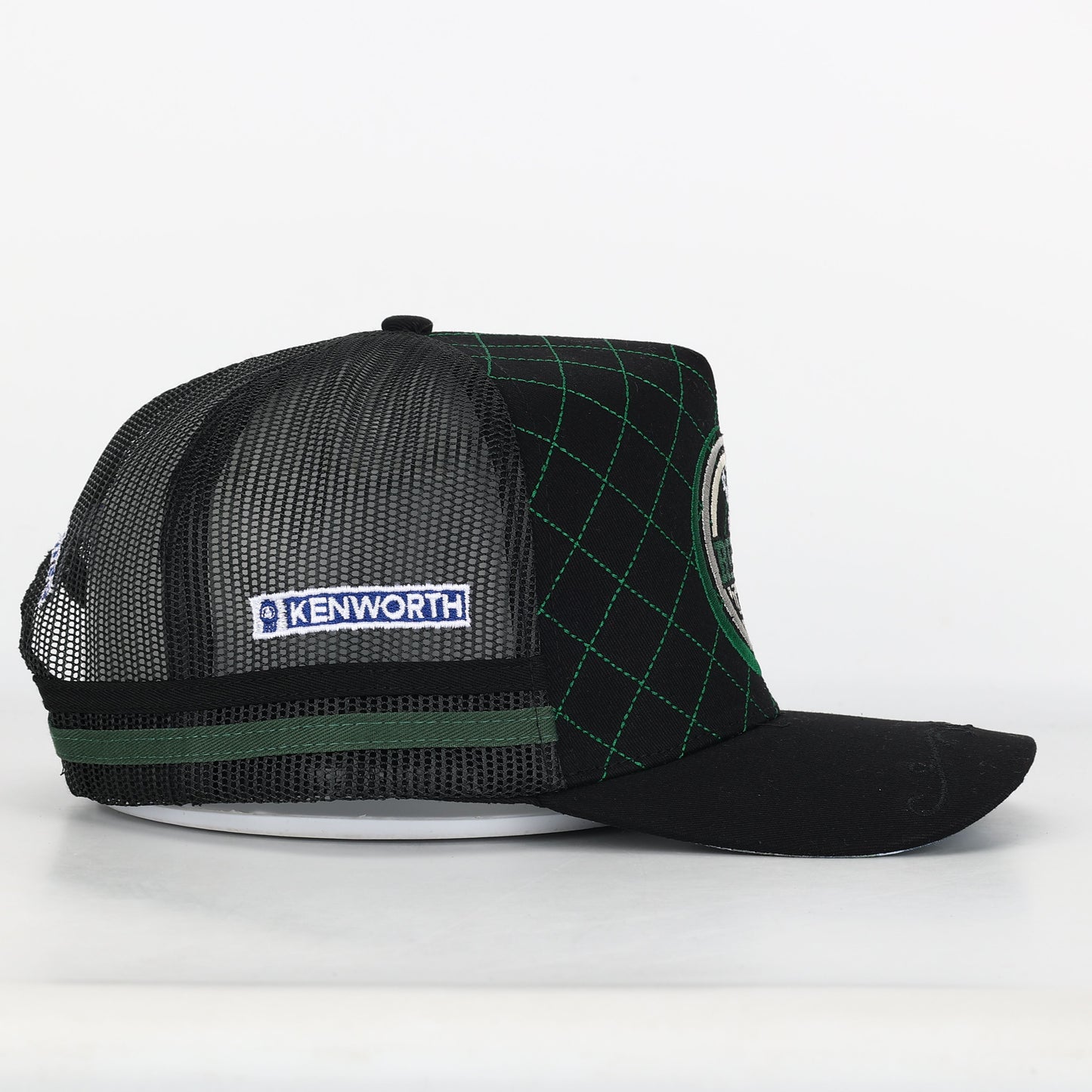 Trucker Cap - Black & Green "Rippa Transport Co." High-Peak