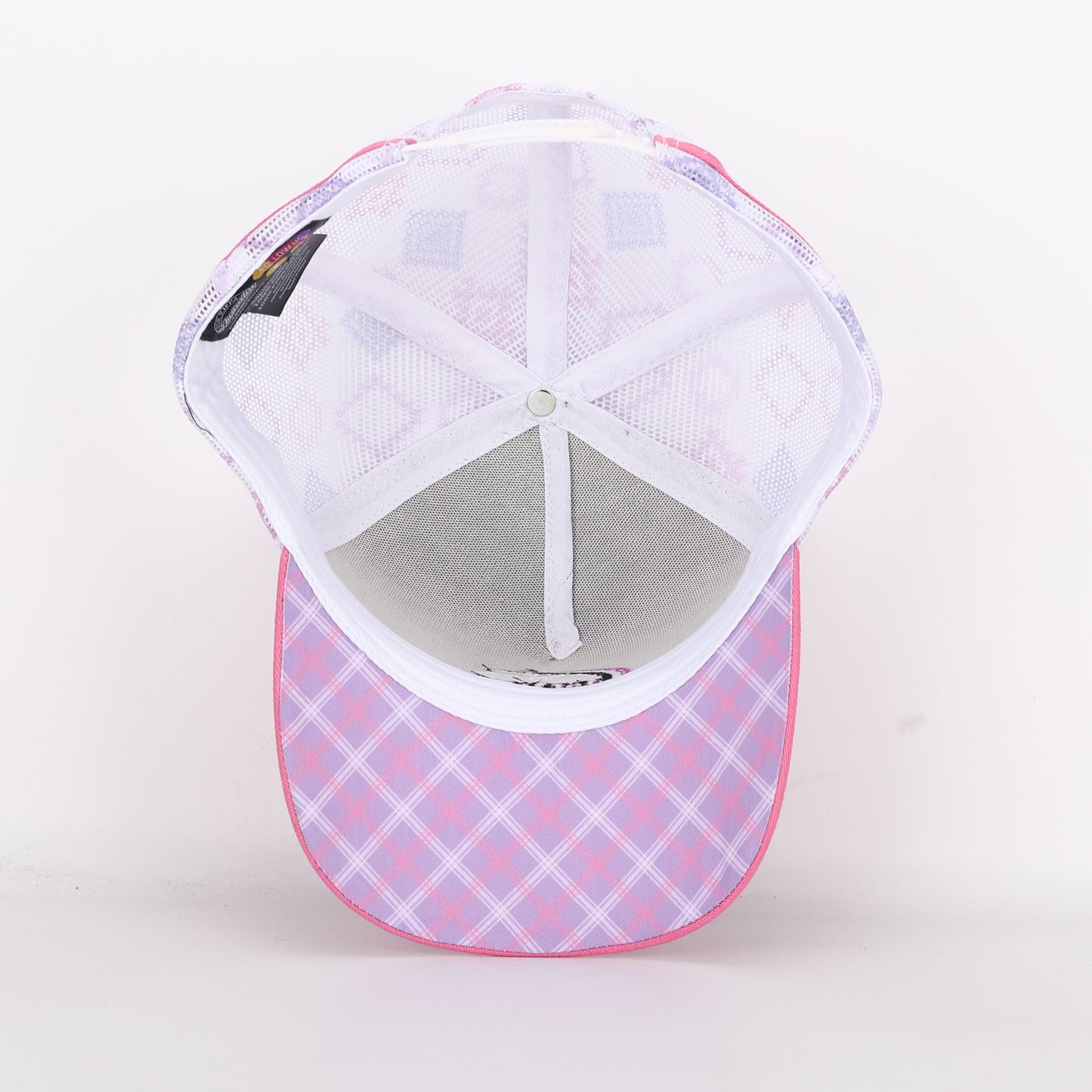 Trucker Cap - Pink &amp; Purple Mid-Peak "Rippa Transport Co." Aztec Mesh Edition