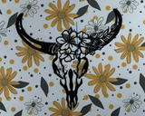 Footy Shorts - Long Horn and Daisy Design