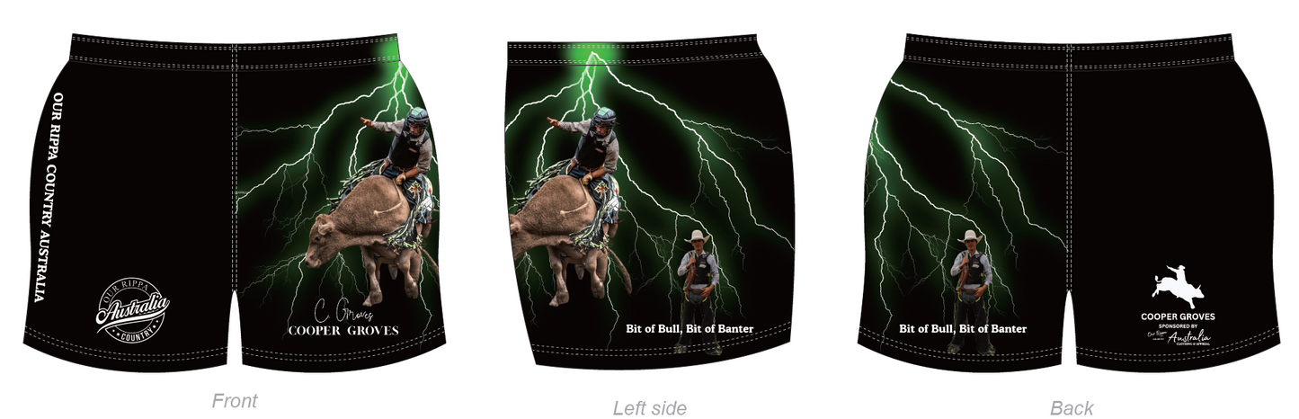 Footy Shorts - Cooper Groves Official Merch