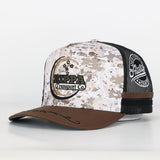 Trucker Cap -Camo Brown "Rippa Transport Co." High-Peak