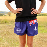 Footy Short - Aussie Flag Design