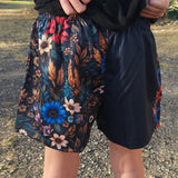 Footy Shorts - Flowers