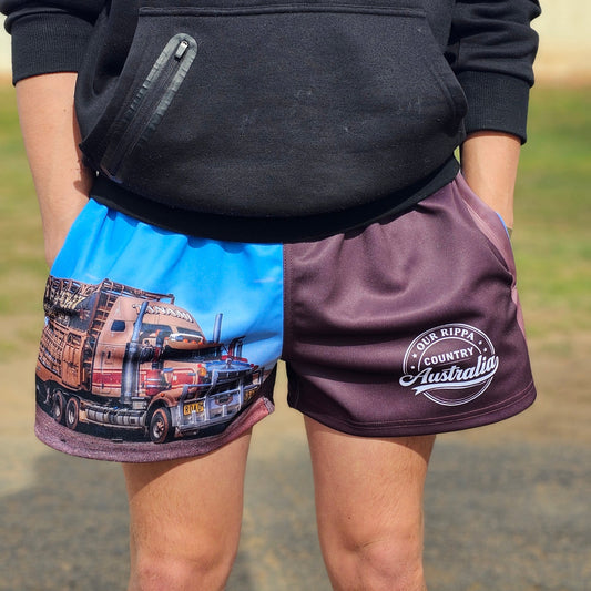 Footy Short - Cattle Truck