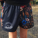 Footy Shorts - Flowers