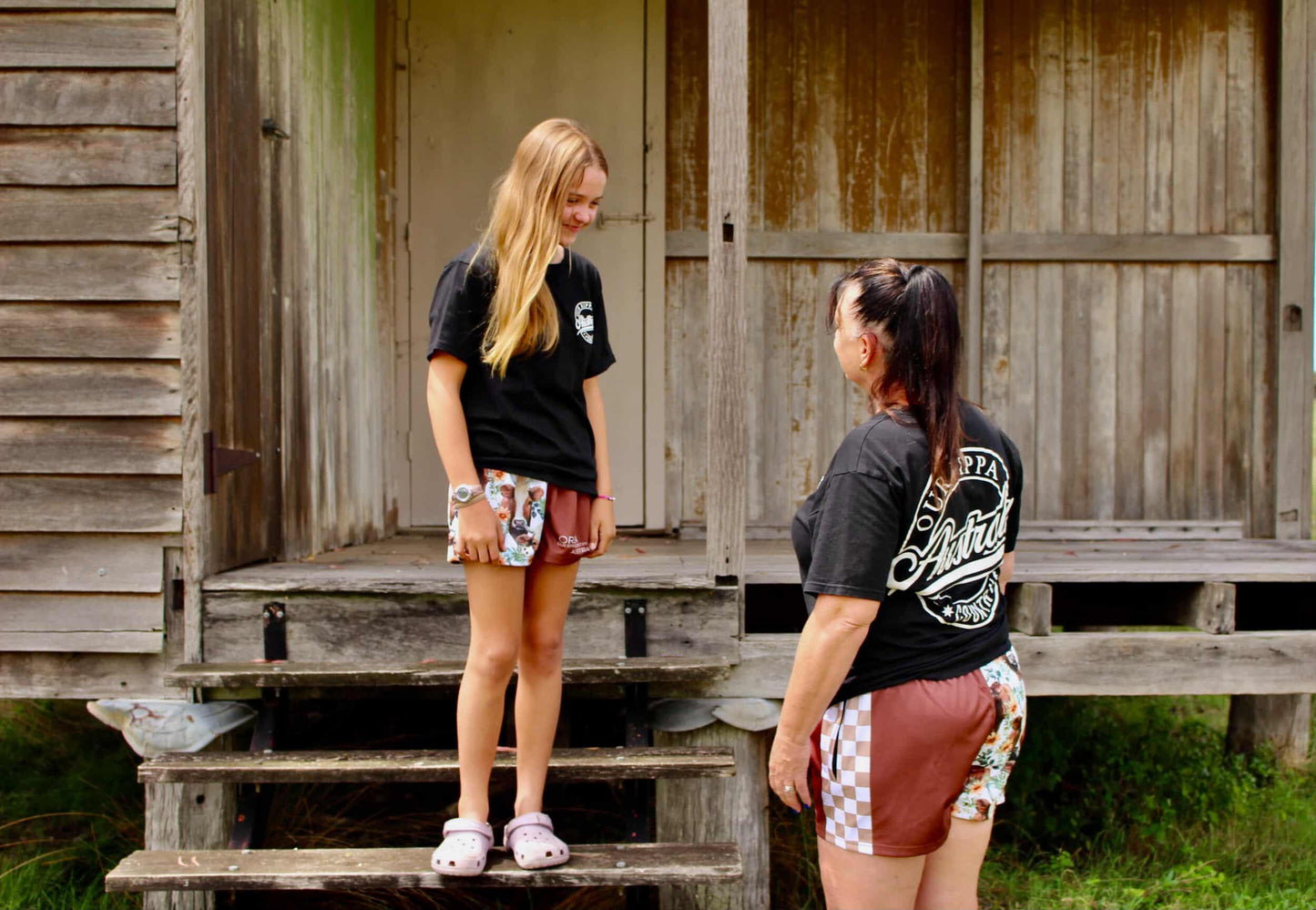 Footy Shorts - Farm Fresh Style with a Floral Twist!