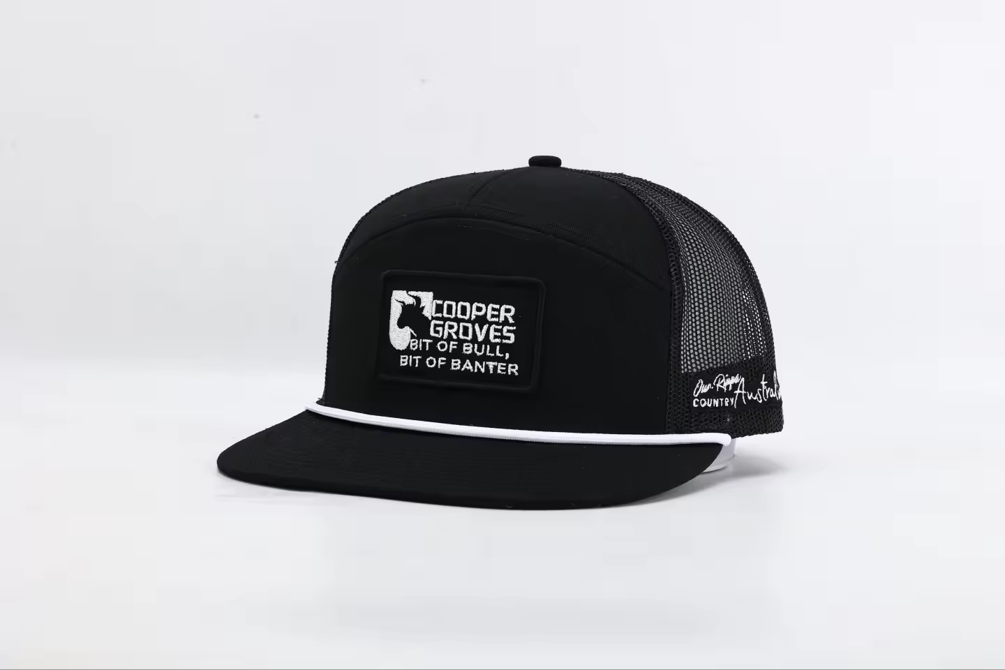 Cooper Groves Trucker Hat – Bit of Bull, Bit of Banter