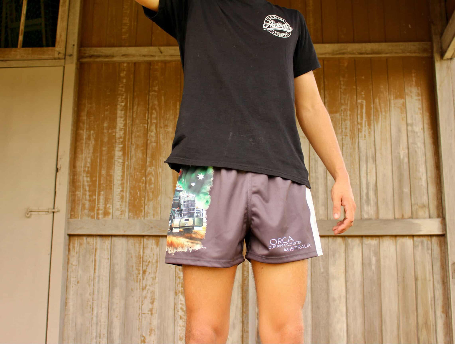 Footy Shorts -  1985 Kenworth Truck Design