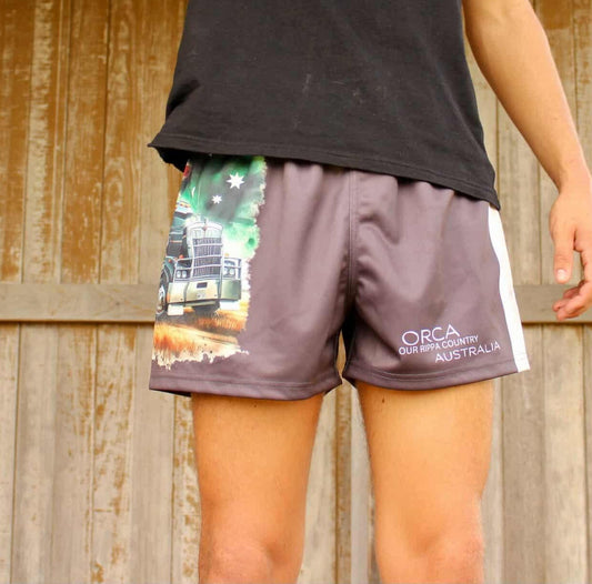 Footy Shorts -  1985 Kenworth Truck Design