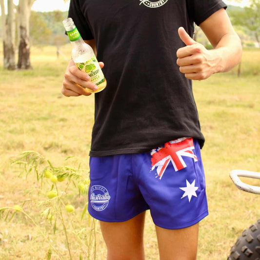 Footy Short - Aussie Flag Design