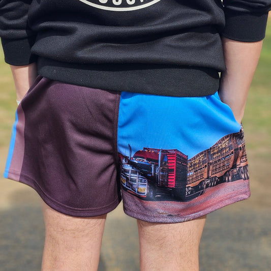 Footy Short - Cattle Truck
