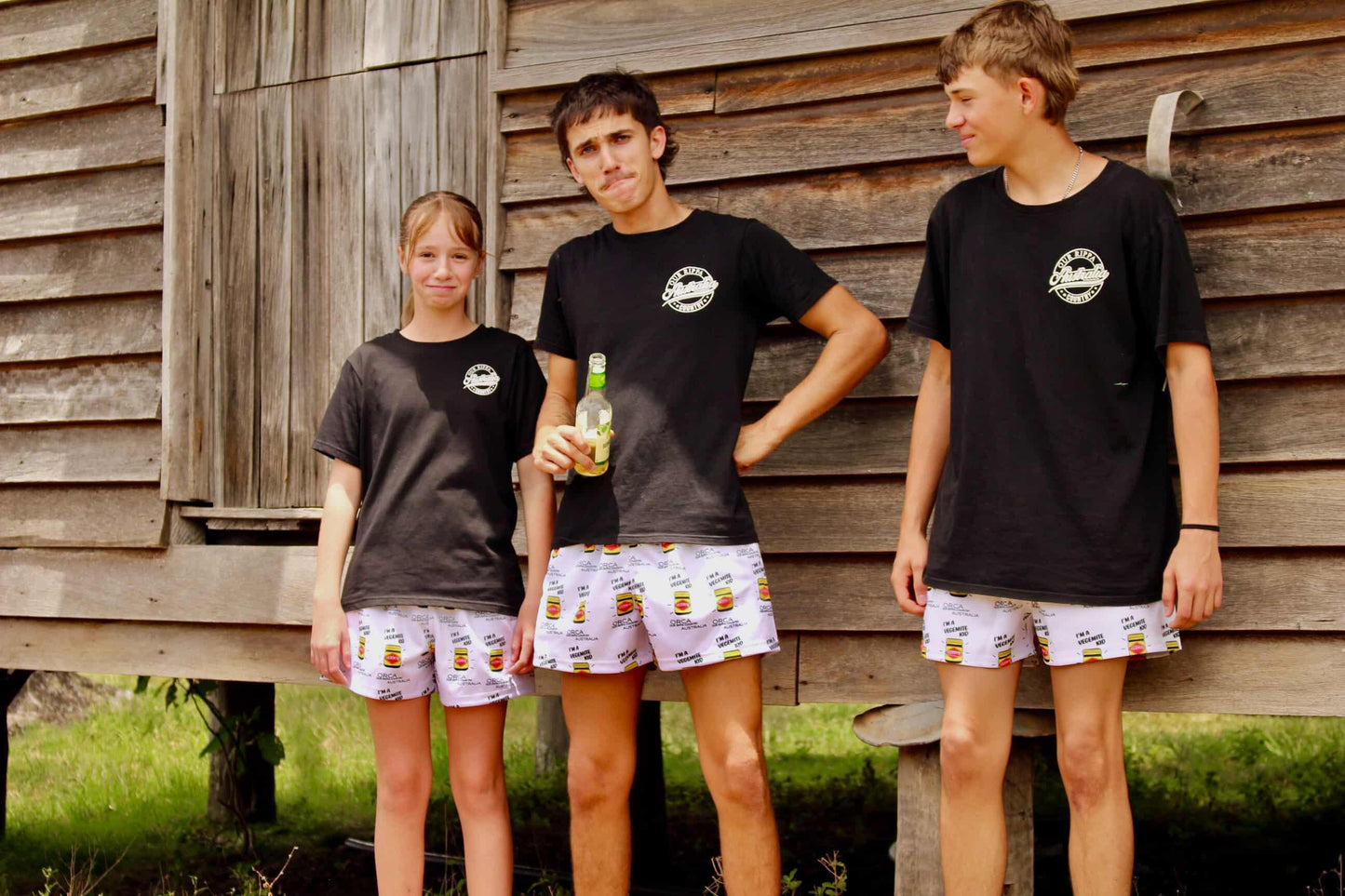 Footy Shorts - I'm a Vegemite Kid Design