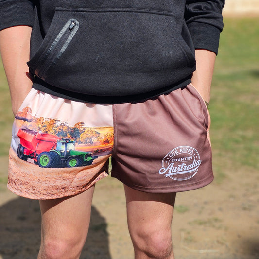 Footy Short - Harvest Time Design