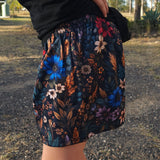 Footy Shorts - Flowers