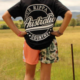 Footy Short -  Flowers, Cactus & Boots Design