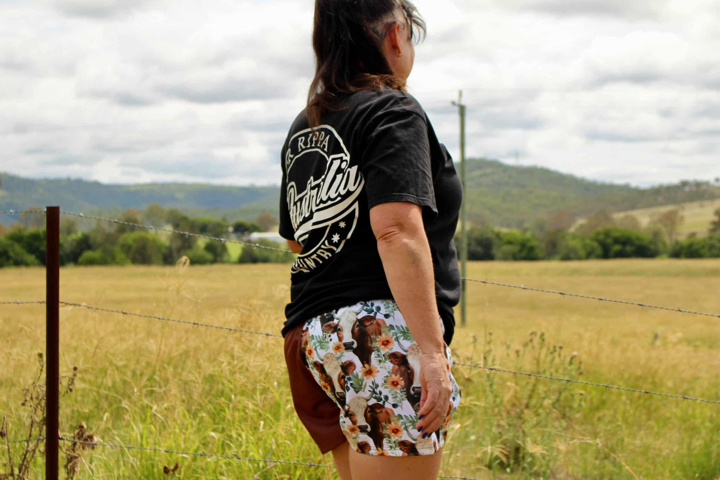 Footy Shorts - Farm Fresh Style with a Floral Twist!