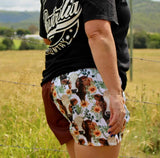 Footy Shorts - Farm Fresh Style with a Floral Twist!