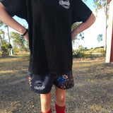 Footy Shorts - Flowers