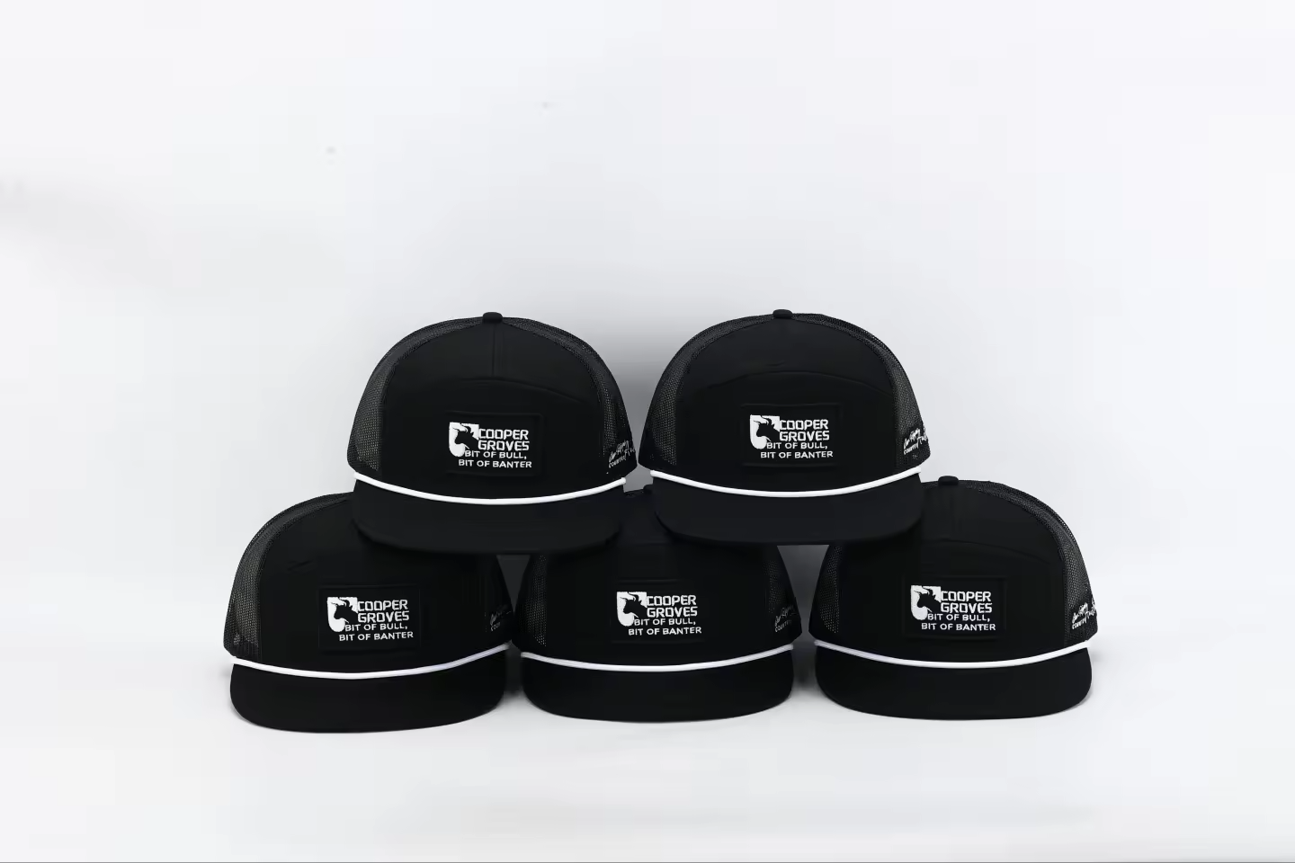 Cooper Groves Trucker Hat – Bit of Bull, Bit of Banter