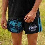 Footy Short -  Blue Camo & Khaki