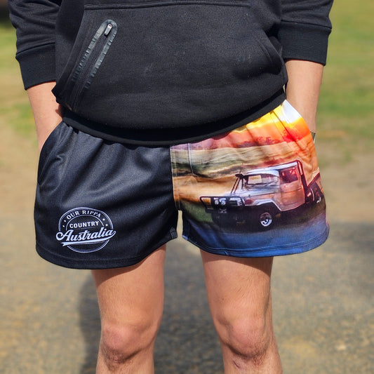 .Footy Shorts - Landcruisers - Cruiser Living
