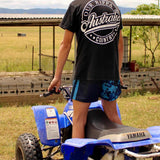 Footy Short -  Blue Camo & Khaki